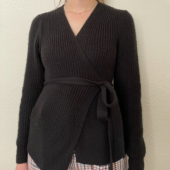 UO sweater wrap top - Picture 1 of 3